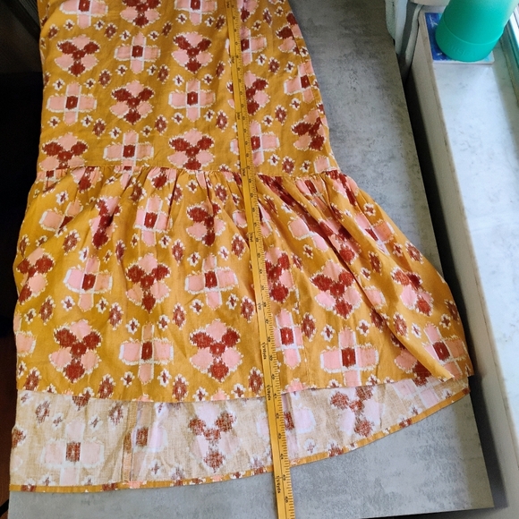 Aerie NWOT High Low Maxi Linen Sundress Womens Small Boho Bohemian Summer Beachy - Picture 12 of 15